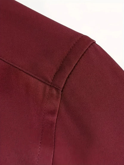 Byron – Elegancka Koszula z Długim Rękawem i Guzikami