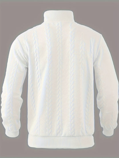 Caleb – Sweter z Zamkiem w Stylu Vintage