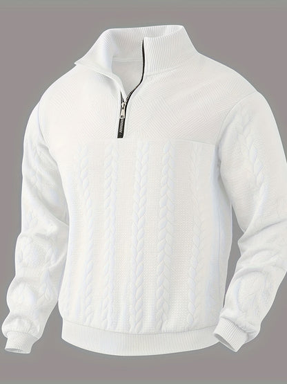 Caleb – Sweter z Zamkiem w Stylu Vintage
