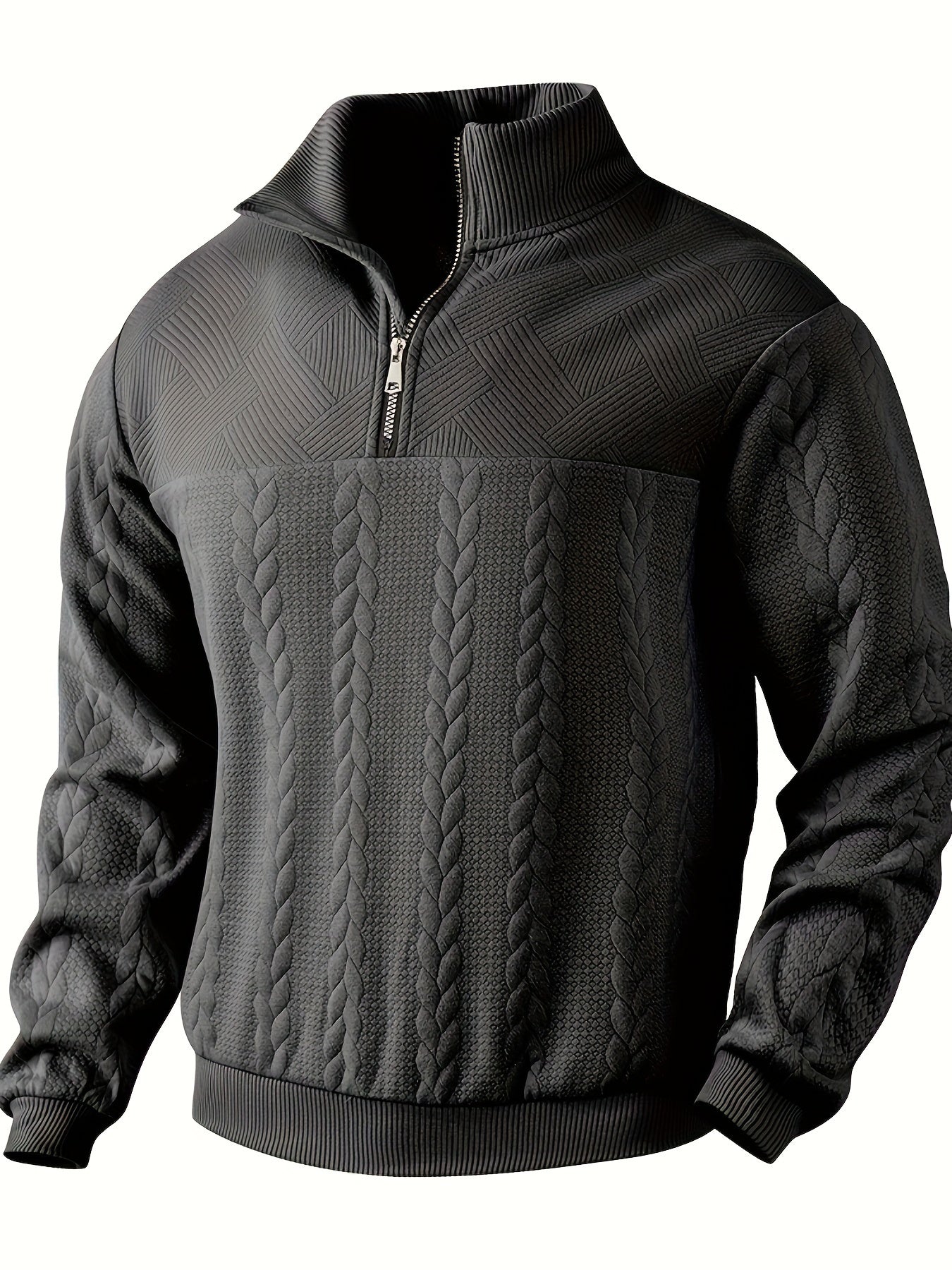 Caleb – Sweter z Zamkiem w Stylu Vintage