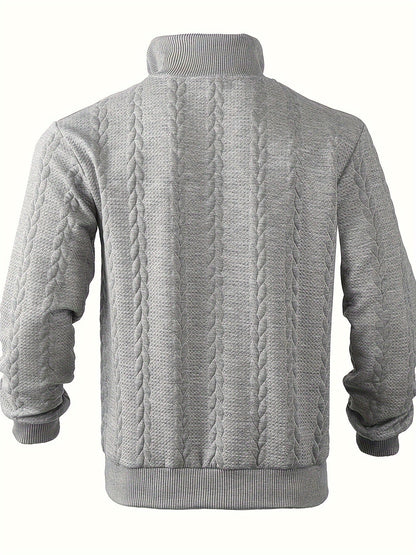 Caleb – Sweter z Zamkiem w Stylu Vintage