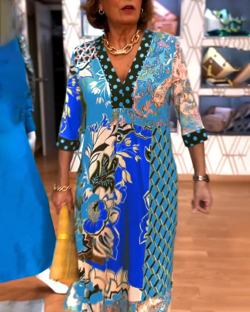 Charmaine – Elegancka Letnia Sukienka z Dekoltem w Szpic